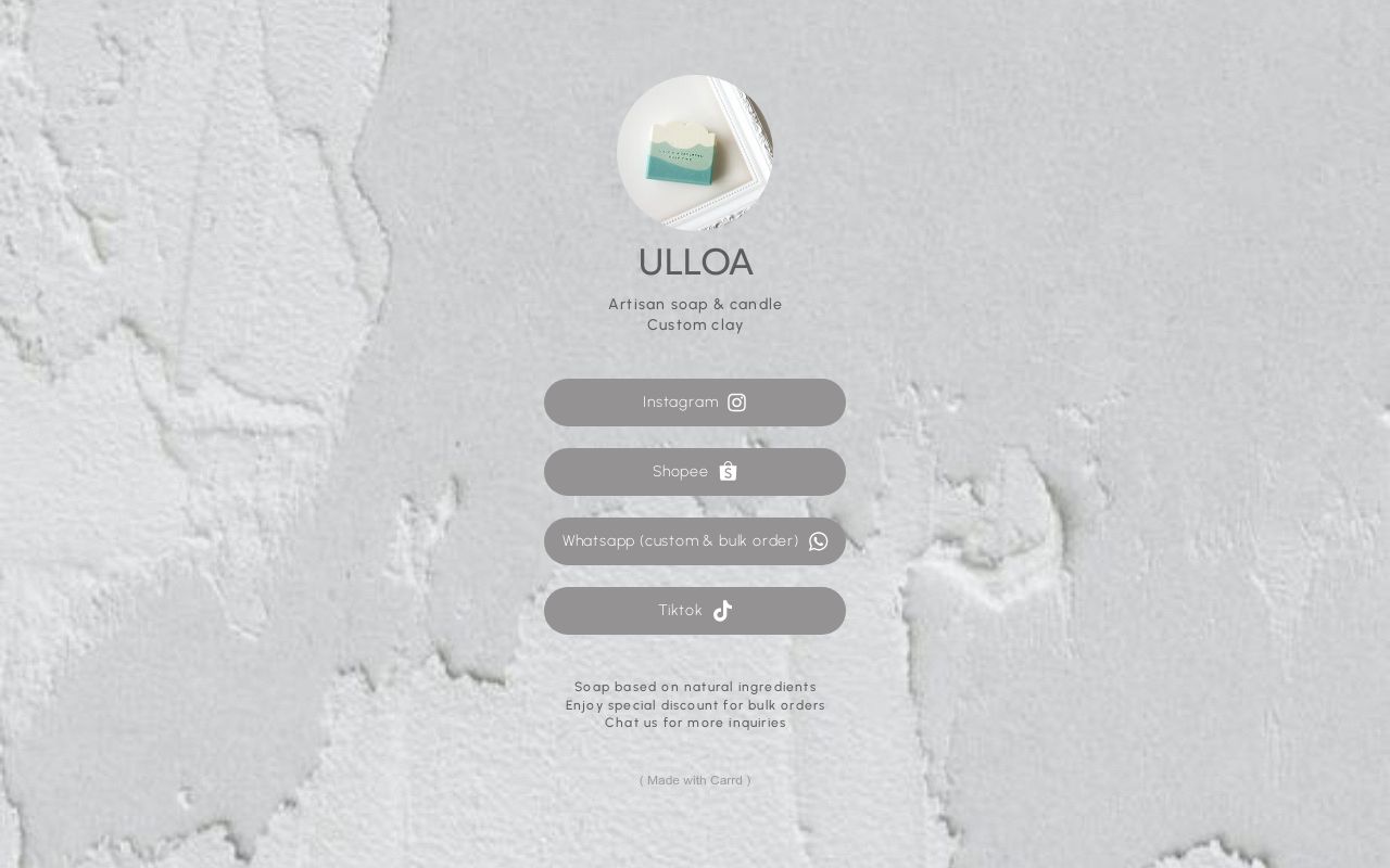 Carrd profile picture for @ulloa